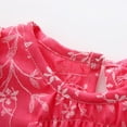 thumbnail image 3 of Baby Girls Dress Floral Flutter Sleeve Dresses Ruffle Romper Skirts Summer Clothes For 1-6Y, 3 of 6