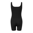 thumbnail image 5 of Xugsiok Jumpsuits for Women Sleeveless Spaghetti Strap Athletic Short Rompers Onesie Comfortable Bodysuits Casual Workout One Piece Seamless Jumpsuit for Trendy Yoga Gym Beach Vacation Summer Outfits, 5 of 5