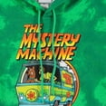 thumbnail image 5 of Scooby Doo Mens Throwback Hoodie, Shaggy, Velma Tie Dye Sweatshirt - Throwback Classic Tie Dye Hoodie Sweatshirt Green Dye, Medium, 5 of 7