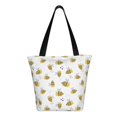 thumbnail image 3 of Fotbe Bee Pattern Beach Tote,Shoulder Handbag,Spacious Tote Bag,Lightweight Travel Bag,Versatile Shopping Bag, 3 of 9