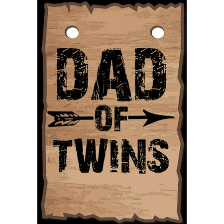Dad of Twins: Happy Father's Day Father's Day Notebook Professionally Designed (Wood Look), Work Book, Planner, Diary,100 Pages (Best Father's Day Gift) (Best Planner For Work And Home)