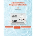 thumbnail image 3 of VEVOR Aquarium 24V DC Water Pump, 30W, 800 GPH Marine Wavemaker Return Pump with Controller, Adjustable Flow, Feed Mode, 11.5 ft Maximum Lift,for Saltwater Freshwater Fish Tank Sump Pond Circulation, 3 of 9