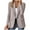 Beige, variant on LADIGASU Women's Solid Button Suit Coat Long Sleeve Hatless Casual Coat/Jacket