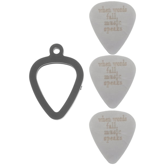 Minkissy 3pcs Guitar Picks Guitar Gadgets Silicone Beige for Electric Guitar Beginners