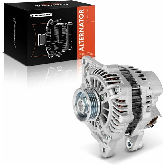 A-Premium Alternator Compatible with Smart Fortwo 2008-2016, 1.0L, 12V 90A 4-Groove Pulley Clockwise Rotation, Replace# 1321540001, A1321540001