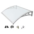 thumbnail image 4 of Toldo para ventana Toldo para puerta Toldo para puerta multiusos transparente y resistente Toldo para ventana para balcón Jardín al aire libre Ventana 60cmx80cm, 4 of 8