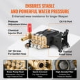 thumbnail image 6 of "1" Shaft Horizontal Triplex Plunger Pump – 4200 PSI, 4.2 GPM High-Pressure Washer Pump", 6 of 11