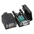 thumbnail image 2 of 4pcs Db9 Female Breakout Connector,db9 Solderless Rs232 D-sub Serial To 9-pin Port Terminal Adapter, 2 of 5