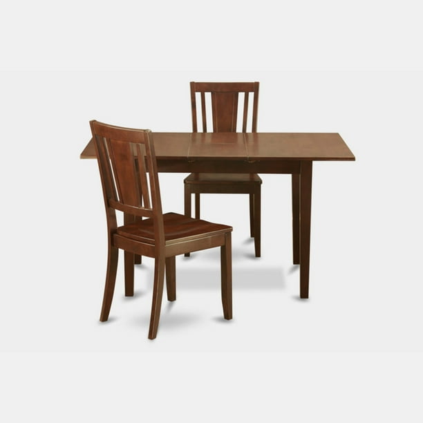 NODU3MAHW 3 Pc Small set Dining Tables for small spaces and