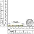 thumbnail image 7 of Gem Stone King 925 Silver and 10K Yellow Gold Green Peridot and Lab Grown Diamond Bracelet for Women | 2.28 Cttw | Gemstone August Birthstone | Round 4MM | Adjustable up to 9 inch, 7 of 7