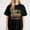 Black-4, variant on Sunflower and Peace Sign Printing T Shirt Tee