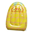 thumbnail image 1 of Flotador inflable de piscina de PVC para niños, equipo de juguete, práctico y portátil para deportes acuáticos. Amarillo, 1 of 9