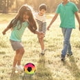 thumbnail image 3 of Inflatable Beach Ball 8.5 Inch PVC Rainbow Sturdy Playground Ball, 3 of 8