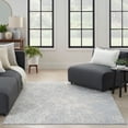 thumbnail image 4 of Nourison Lillian Abstract Indoor Area Rug Grey Cream 5'3" x 7'3", 4 of 8
