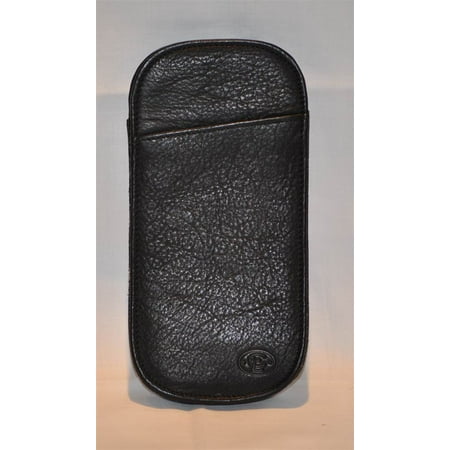 Printed Calf Slip in Black Onyx Eyeglass Case