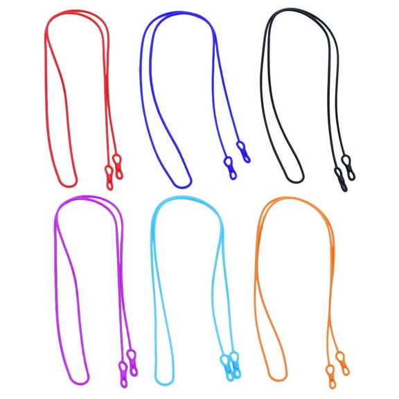 HEMOTON Silicone Glasses Lanyards for Men and Women Decorative Eyeglass Necklaces Assorted Color