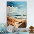 thumbnail image 2 of Designart "Beachside II" Nautical & Beach Metal Wall Decor, 2 of 5