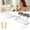 A, variant on Behind the Faucet Storage Shelf, No-Drill Freestanding Carbon Steel Sink Behind the Faucet Shelf Bathroom with Easy Drainage, Space-Saving U Shape Faucet Shelf for Bathroom Kitchen Countertop (B)