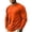 Saffron_014, variant on Domuza Mens Long Sleeve Shirt with Pocket Crew Neck Shirts Casual Solid Lightweight Basic T-Shirt Brown XL
