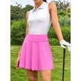 thumbnail image 6 of Charmo Womens High Waisted Sport Skirts Scallped Trim Athletic Tennise Skirts with Pockets, 6 of 7