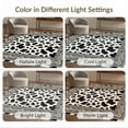thumbnail image 7 of ODIKA 4'x6' Washable Area Rug Boho Southwestern Border Boneless Couch Cowboy Print Spotted Cow Playful for Dorm Room, Small Living Room, Stain Resistant Low Profile, Easy Care, 7 of 7