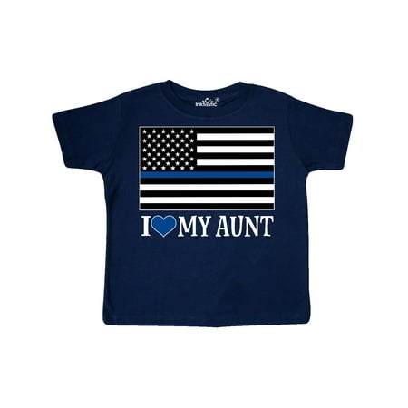 

Inktastic Police Law Enforcement Aunt Gift Toddler Boy or Toddler Girl T-Shirt