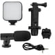 thumbnail image 2 of Smartphone Vlogging Kit Live Broadcast Phone Video Microphone Kit with Fill Light Tripod and Phone Holder, 2 of 5