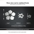 thumbnail image 5 of CSCHome 2 Set Flower Wall Decor Acrylic Mirror Flower Wall Stickers for Home Living Room Bedroom Decor Flower DIY Wall Decoration, 5 of 7
