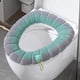 thumbnail image 5 of Asiento de inodoro para decoración del hogar, grueso y con asa, para invierno, lavable, de punto, para baño, 5 of 6