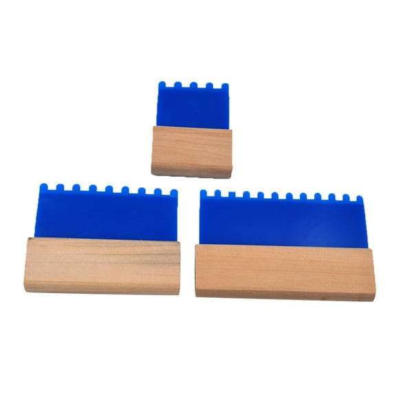 Painting Scraper Combs for Texturing Plaster Paint And Concrete Set of Three