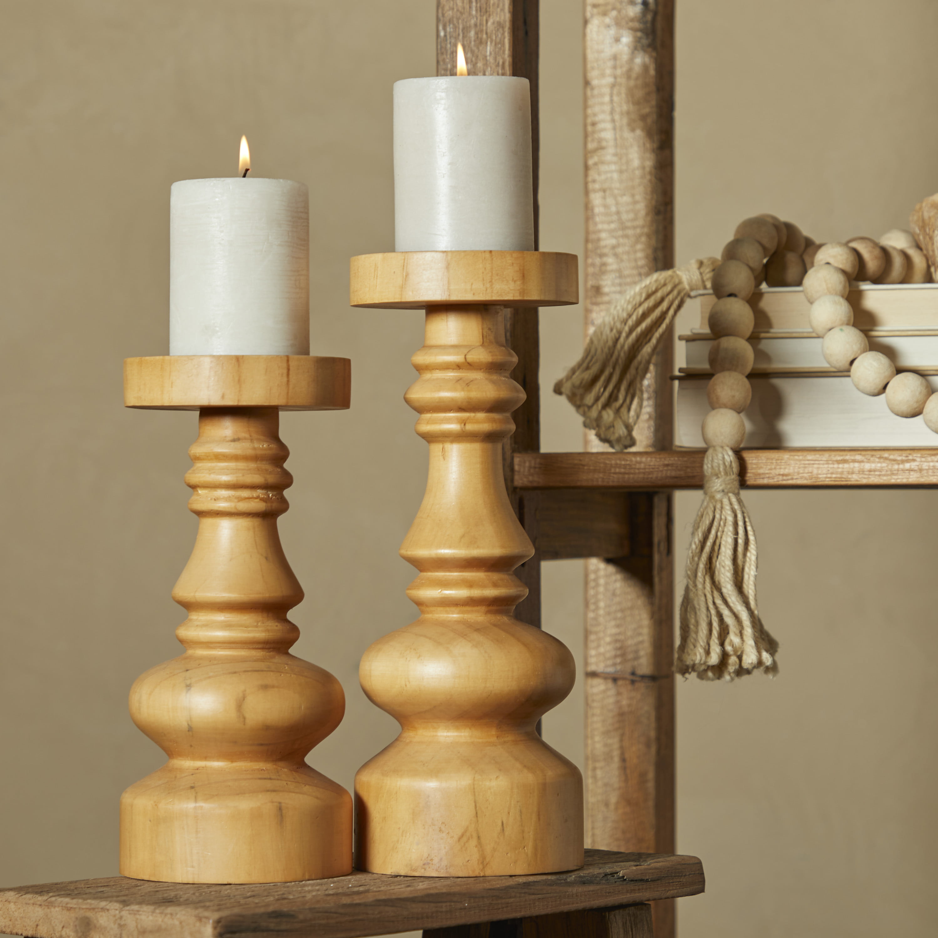 17+ Cheap Wooden Candle Holders