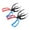 2 Claws*2, variant on 2 Pack 3 Claws Fish Grippers Metal Fishing Pliers Grippers Non-Slip Fish Grabbers Tool Fish Grips Clamp for Catch and Release for Most Freshwater Fish and Crab