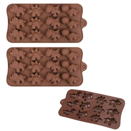 

Kafei (2pcs/set) Chocolate Mould Dinosaur Shape Pattern for Baking