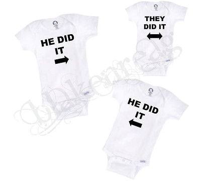 funny shirts for triplets