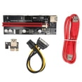 thumbnail image 2 of Extensióno Gráfica PCIe Riser 1x a 16x, Tarjeta de Adaptador PCIe Elevada Resistente Al Desgaste de Compatibilidad Amplia Eficiente para Ganar PC PC PAR PC PC PC PC PC, 2 of 7