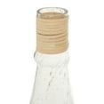 thumbnail image 2 of DecMode 20" Glass Vase with Rattan Detail, 2 of 7