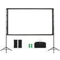 thumbnail image 5 of VEVOR Projector Screen with Stand, 100 Inch 160° Wide Angle Indoor Outdoor Projection Screen, 16:9 4K HD Wrinkleless Portable Dual-Tripod Screens with Carry Bag, for Movie Home Theater Presentation, 5 of 9