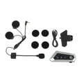 thumbnail image 1 of Motorcycle Bluetooth Headsets IPX6 Waterproof Rechargeable Noise Reduction Motorbike Bluetooth Helmet Intercom Headset, 1 of 4