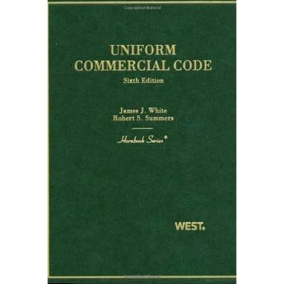 Pre-Owned Uniform Commercial Code (Hornbooks) (Hardcover) 0314926690 9780314926692