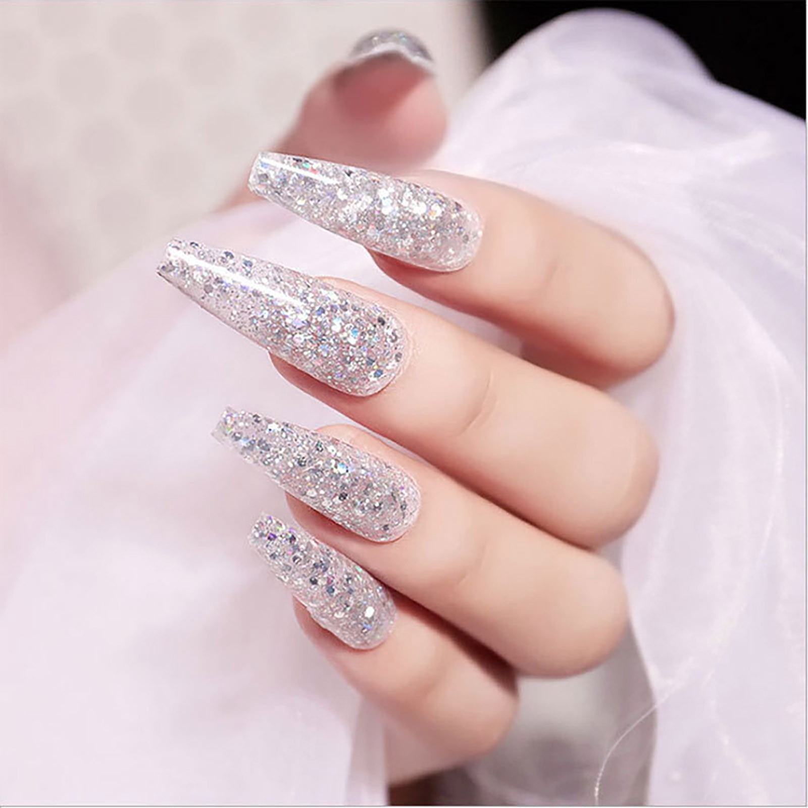 YSGFHGJW 16pc Poly Gel Nail Set Nail Accessories and Tools, 6 Color Quick Extension Gel Set Nail Phototherapy Crystal 90ml - Full Range of Manicure Tools