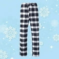 thumbnail image 5 of jsaierl Men’s Buffalo Plaid Pajama Pants Comfy Loose Lounge Trousers Drawstring Pajama Pants Sleepwear, 5 of 5