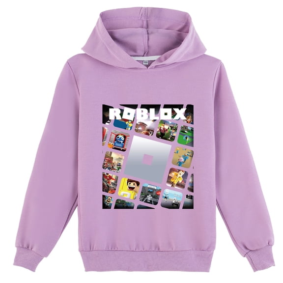 Roblox Pullover Tops Casual Hoodie Cotton Long Sleeve Hooded Sweatshirt for Fall Winter
