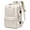 Beige, variant on Expandable Travel Backpack Large Capacity Carry-on Backpack with USB Charging Port 15.6 Inch Laptop Backpack Weekender Daypack for Men Women Business Trip
