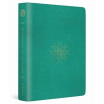 ESV Single Column Journaling Bible (Trutone, Teal, Resplendent Cross Design), (Hardcover)