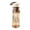 Coffee, variant on Torqee Clear Plastic Water Bottle,550ml Transparent Sports Bottle with Pink Flip Top Carry Lid,Reusable Leakproof Drink Bottle for Gym Travel Office Outdoor,6.4x20.5cm