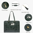 thumbnail image 5 of Lovevook Laptop Bag for Women, Stylish Vintage PU Leather Laptop Work Tote 15.6 in, Elegant Shoulder Bag Designer Bag with Small Clutch Purses, 5 of 6