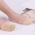 thumbnail image 4 of HESITONE Silicone Forefoot Pad Insoles Women High Heel Foot Blister Care Toes Insert Pads, 4 of 14