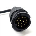 thumbnail image 4 of VONKY Black Eco-friendly And Sustainable Durable 13 Pin Plug To Flat Socket Convenient Efficient 1Set, 4 of 6