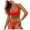 Red Bathing Suits for Women, variant on ylioge Womens Ribbed Swimsuits Two Piece Tankini Sets High Waisted Thongs Bikini Bathing Suits Ladies Solid Color Comfort Swimsuit