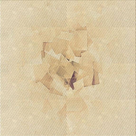 Ahgly Company Machine Washable Indoor Square Transitional Golden Blonde Gold Area Rugs, 7' Square